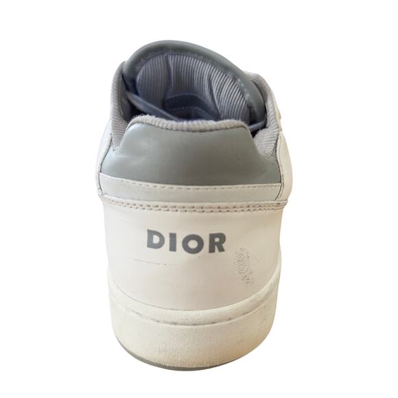 Dior B27 White Monogram Leather Low Sneaker Size 42 Luxury Shoes Made in Italy - Picture 3 of 7
